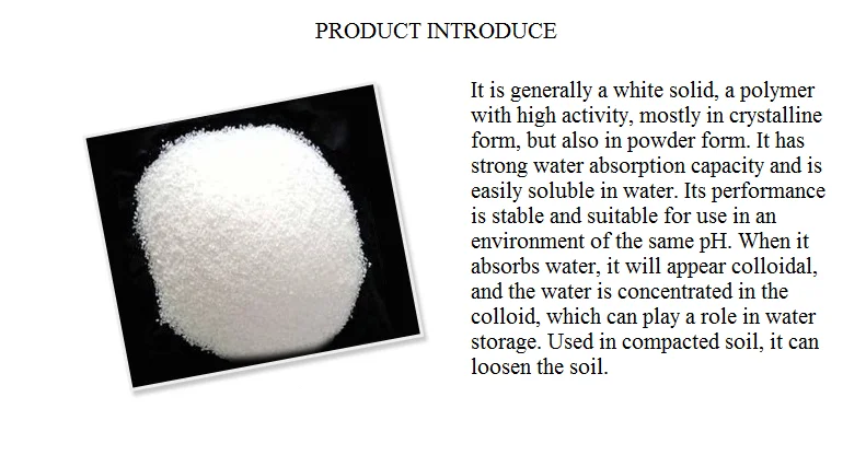 Agriculture Soil Loosening ConditionerConditioner Soil  Improve Saline-Alkali Soil Conditioner