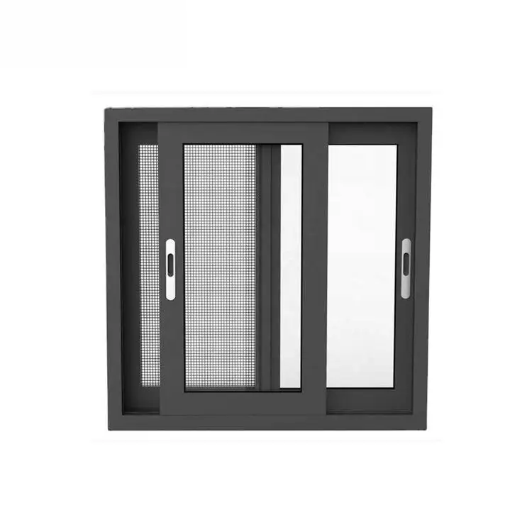 Marine Frameless Aluminum Garage Door Windows Boat Frame Four Panels Basement Glass Glazing Sliding Office Reception Windows