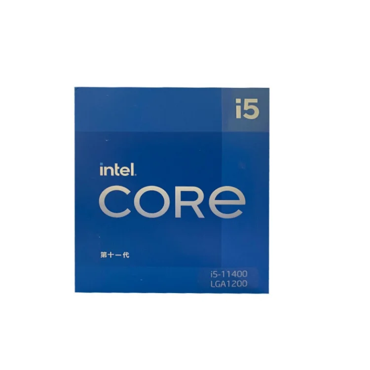 Новый и оригинальный процессор i5 11400 для настольного компьютера 6 ядер до 4 ГГц LGA1200 65 Вт