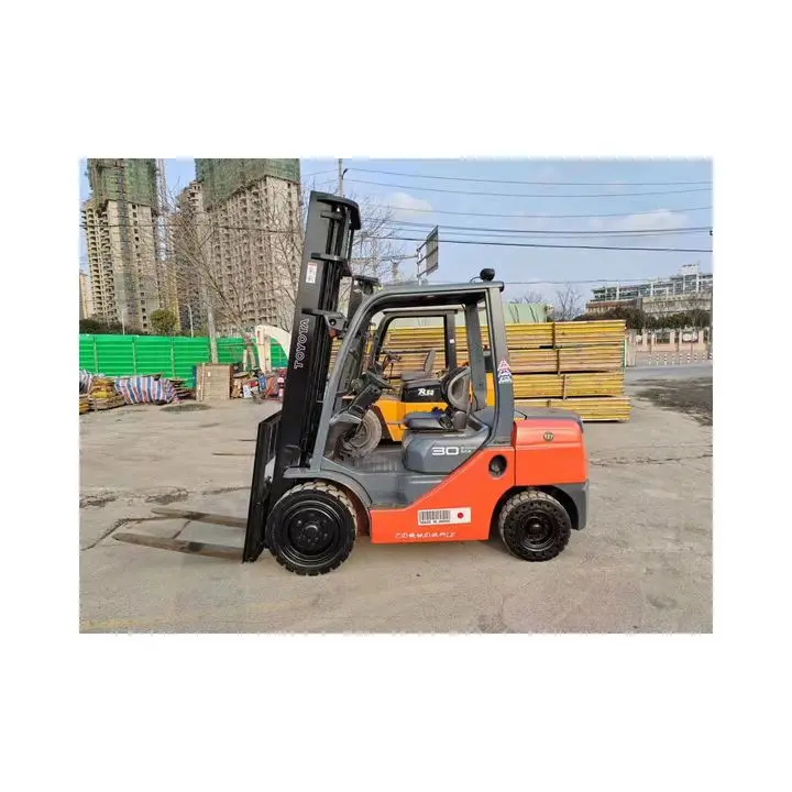 Японский двигатель toyota 30 вилочный погрузчик 3 тонны, Подержанный вилочный погрузчик Toyota для продажи