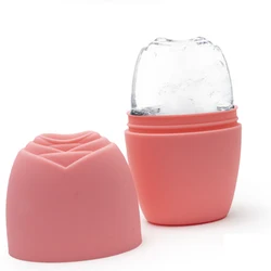 Частная этикетка для охлаждения кожи силиконовый уход за лицом льда основного хода шарообразные, ледяная лицевая куб массаж лица массажер для лица Катание на коньках ролик