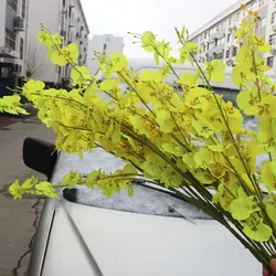 artificial butterfly flowers bridal bouquet wedding flower decorative  flowers & wreaths artificial  bunch orchid home in bulk