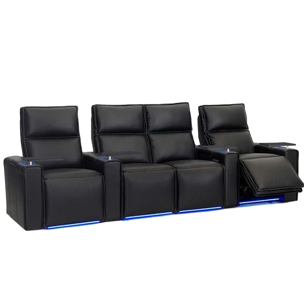Роскошный электрический диван Geeksofa для домашнего кинотеатра кресло Современная коммерческая мебель из синтетической