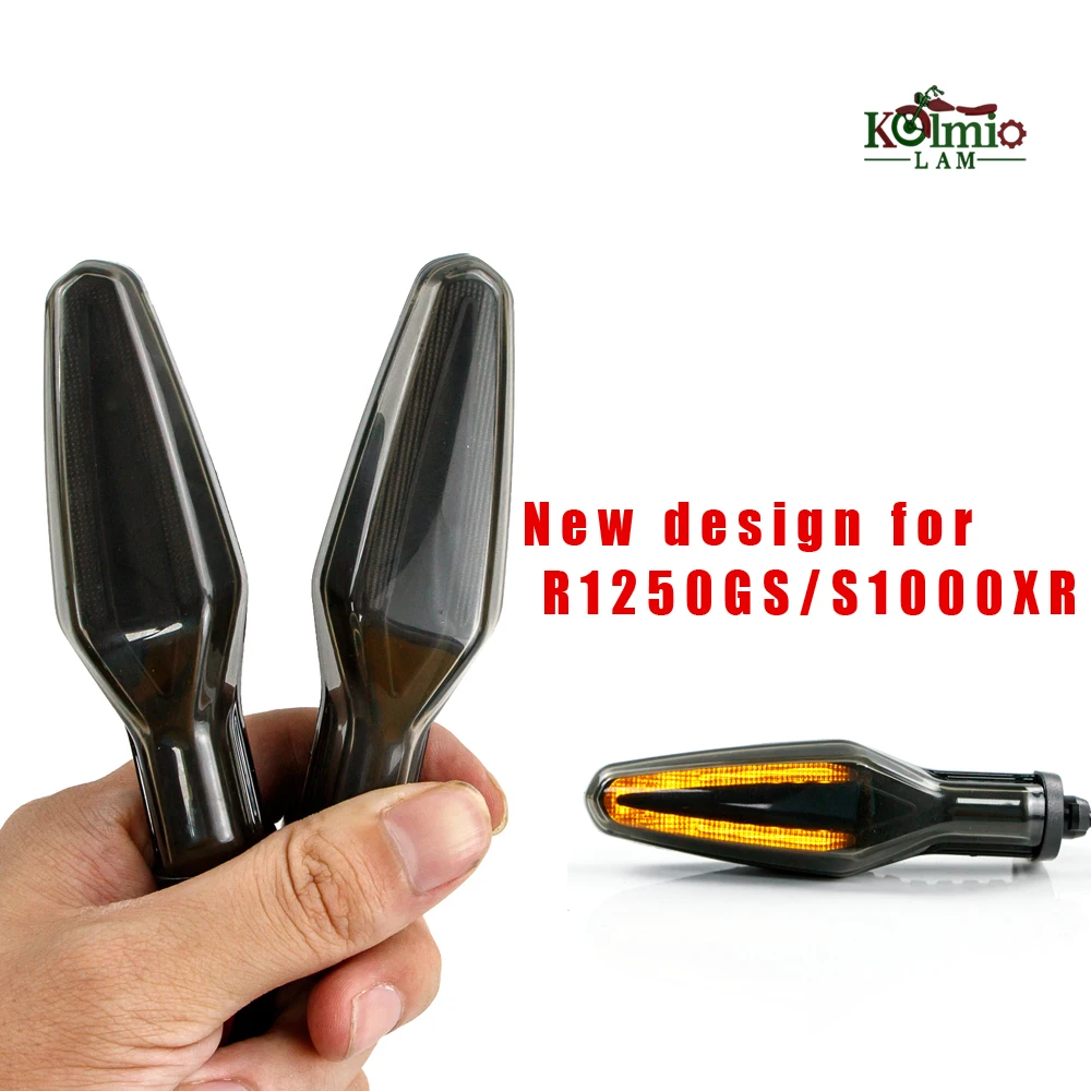 2PCS Motorcycle Front or Rear LED Turn Signal Indicator Light Blinker For BMW HP4 S1000R S1000RR S1000XR R1200GS R1200R R1200RS
