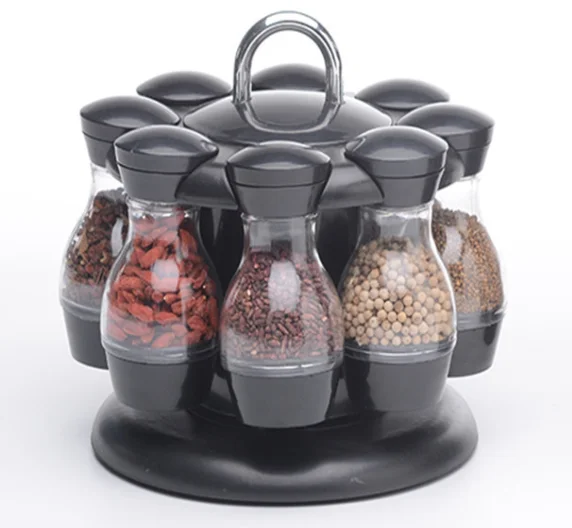 Креативная вращающаяся пластиковая подставка для боулинга с 8 головками Набор банок и