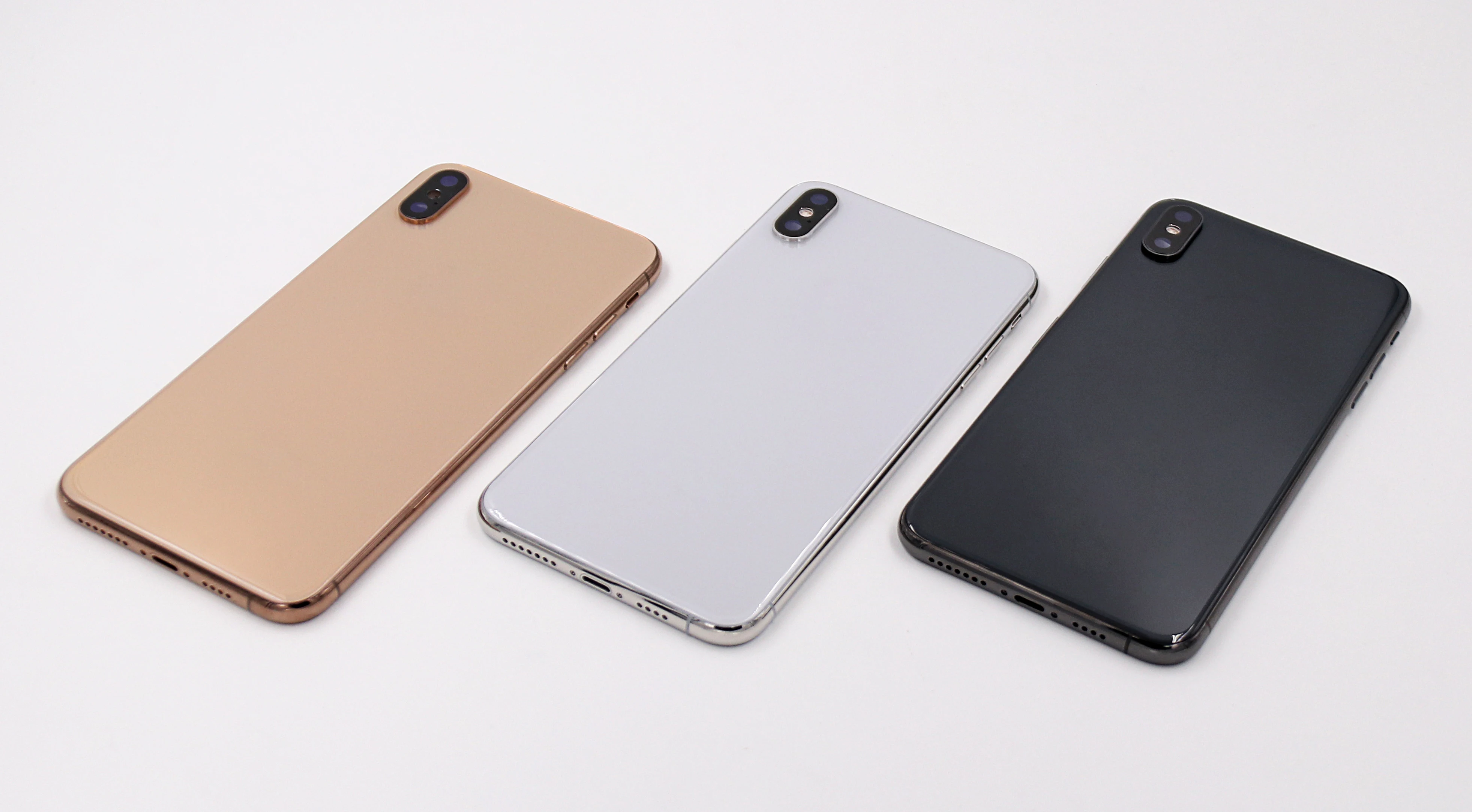 
HQ mobile phone battery cover for iphone X XR Xs max back housing assembly with flex cables 