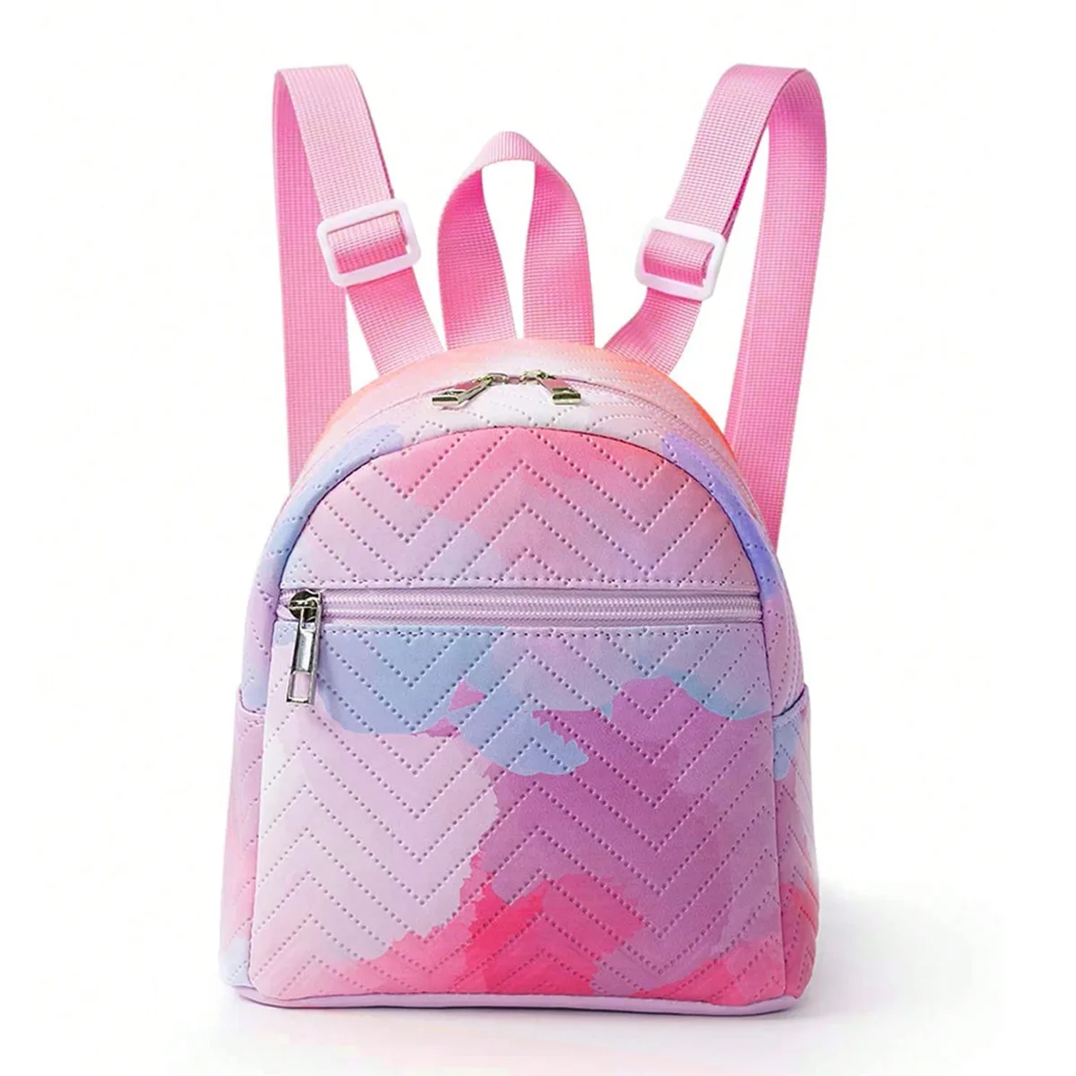 PU Teenage Girl School Backpack Chains Single Strap Polyester Fashionable Portable Shoulder Bags