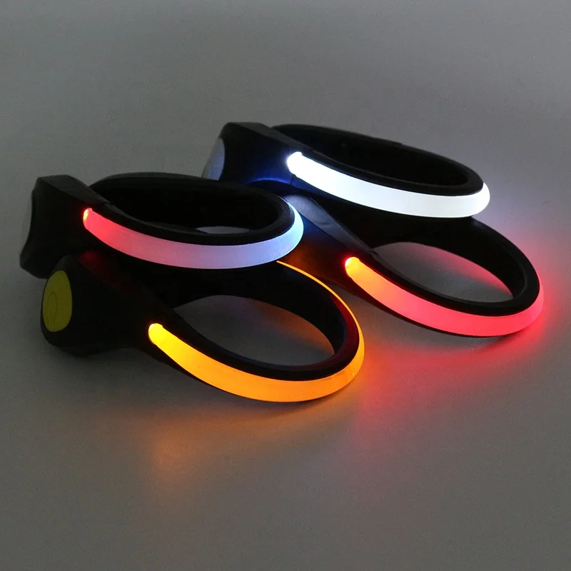 Funny Flashing Shoes Lights LED Shoe Light Clip for Runners Joggers Bikers Walkers Outdoor Sport Night Running Walking Equipment