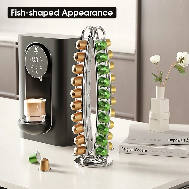 Nespresso 40 капсул для кофе органайзер хранения держатель кэдди стойка домашнего офиса