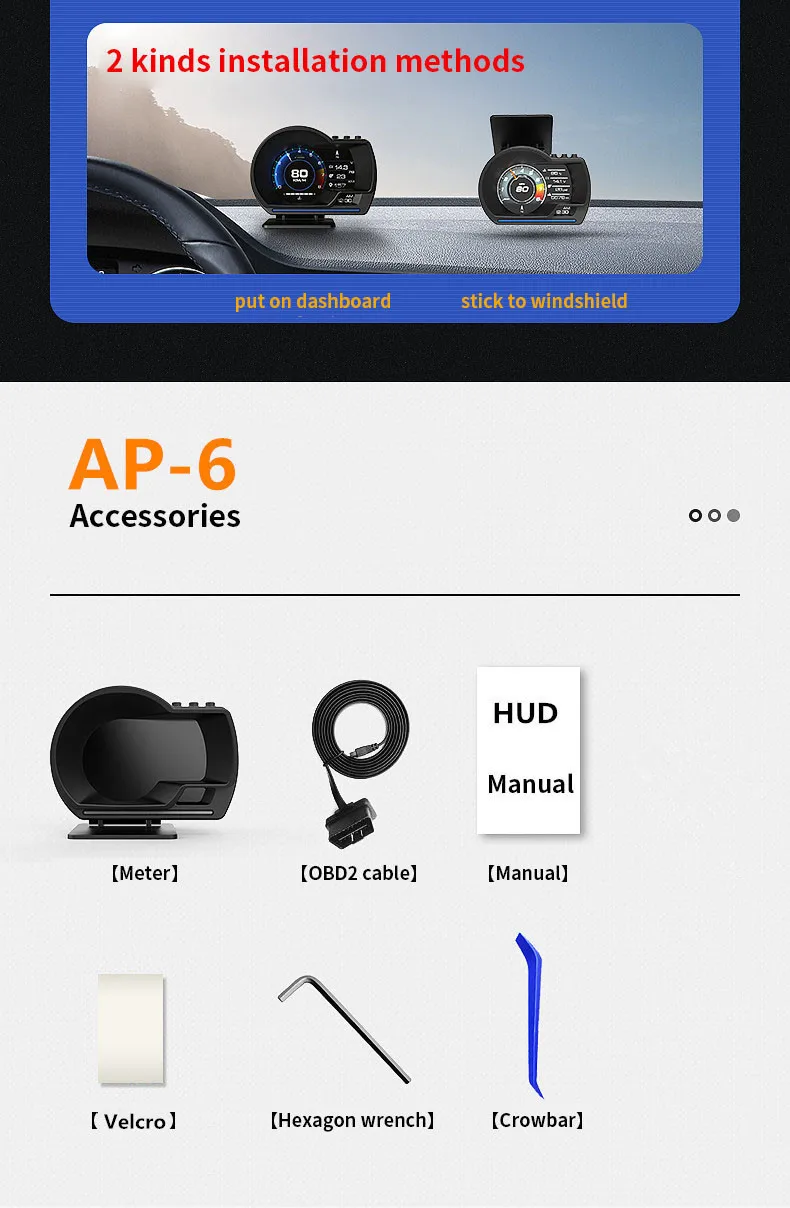 Новинка 2021 цифровой спидометр гарантия 3 года умный датчик HUD OBDii GPS для автомобилей послепродажное обслуживание