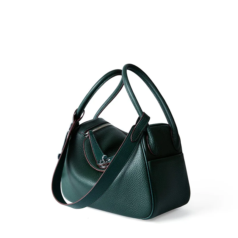 
Factory Direct Selling Hot-Selling Vegetable Basket Bag High-quality version Really Large-capacity Shoulder Bag Fahion Leather H 