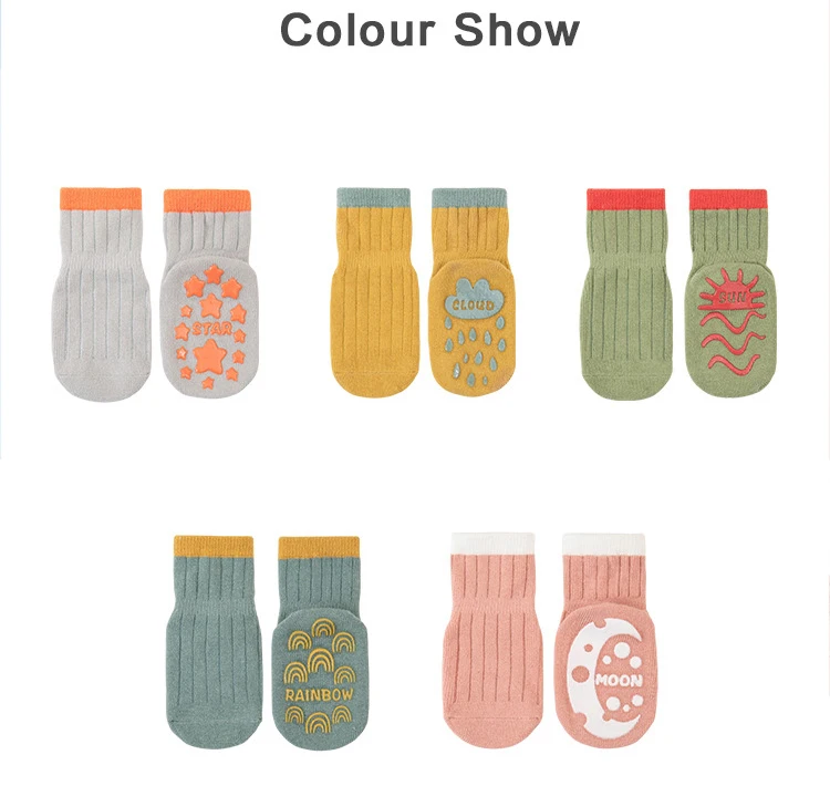 New Spring Baby Combed Cotton Cute Cartoon Dispensing Floor Socks Baby Toddler Socks Children Socks