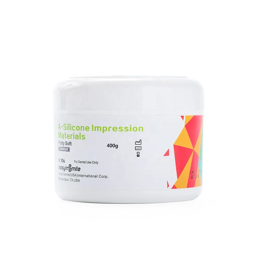 Easyinsmile стоматологические оттиски материалы для восстановления протез силиконовая шпаклевка 400 г * 2