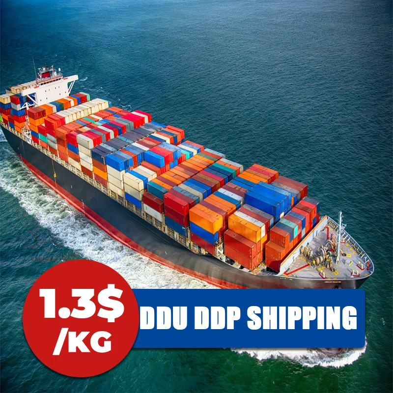 От двери до DDP морской Экспедитор службы доставки Китай агент для LCL + грузовые перевозки в США Европа Франция Канада Великобритания