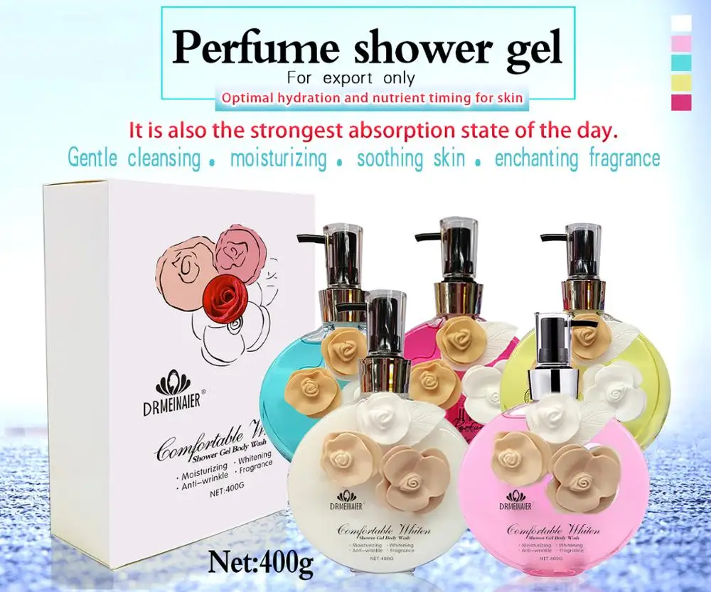 Perfume White Care Body Wash Whitening  Shower Gel  Moisturizing Refreshing Deep Cleaning