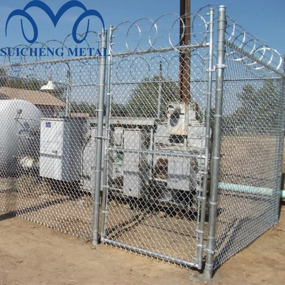 farm fencing /garden privacy fence panel /zinc coated chain link iron wire mesh fence