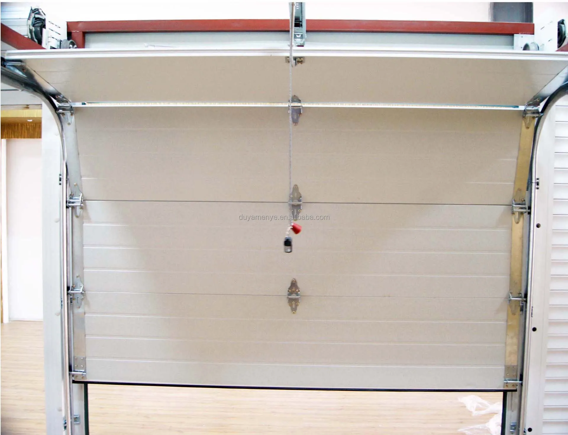 Finger Safe Overhead Sectional Garage Doors Lightweight Foam Insulated Sandwich Panel Garage Doors