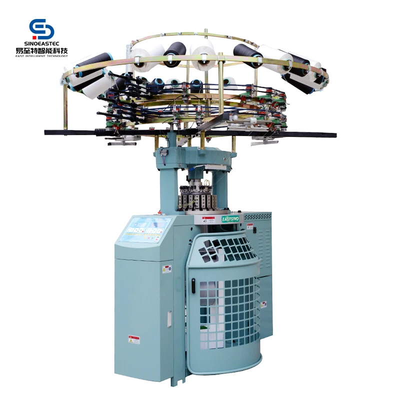 Double Side Rib Machine for Making Sandwich Fabric Circular Knitting Machine