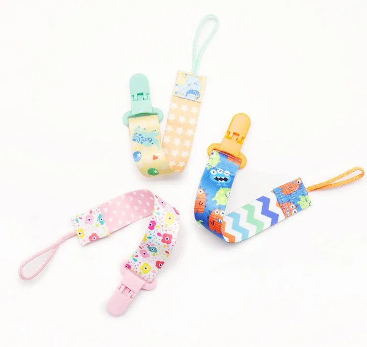 baby chain ribbon dummy holder soother pacifier clips Baby Pacifier Chain