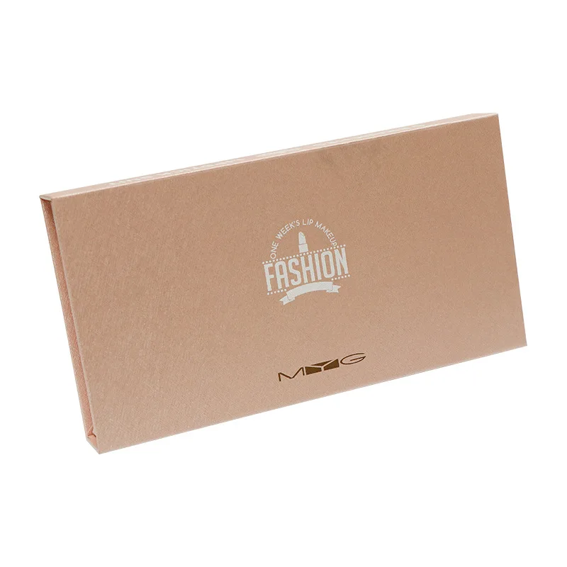 Hot sell luxury custom fashion make up lip gloss gift box cosmetic packaging boxes with foam insert