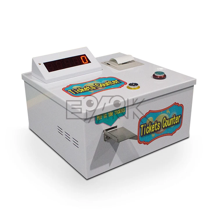 Easy Operated Digital Ticket Count Machine/Print Receipt Machine Lottery Ticket Eater Machine