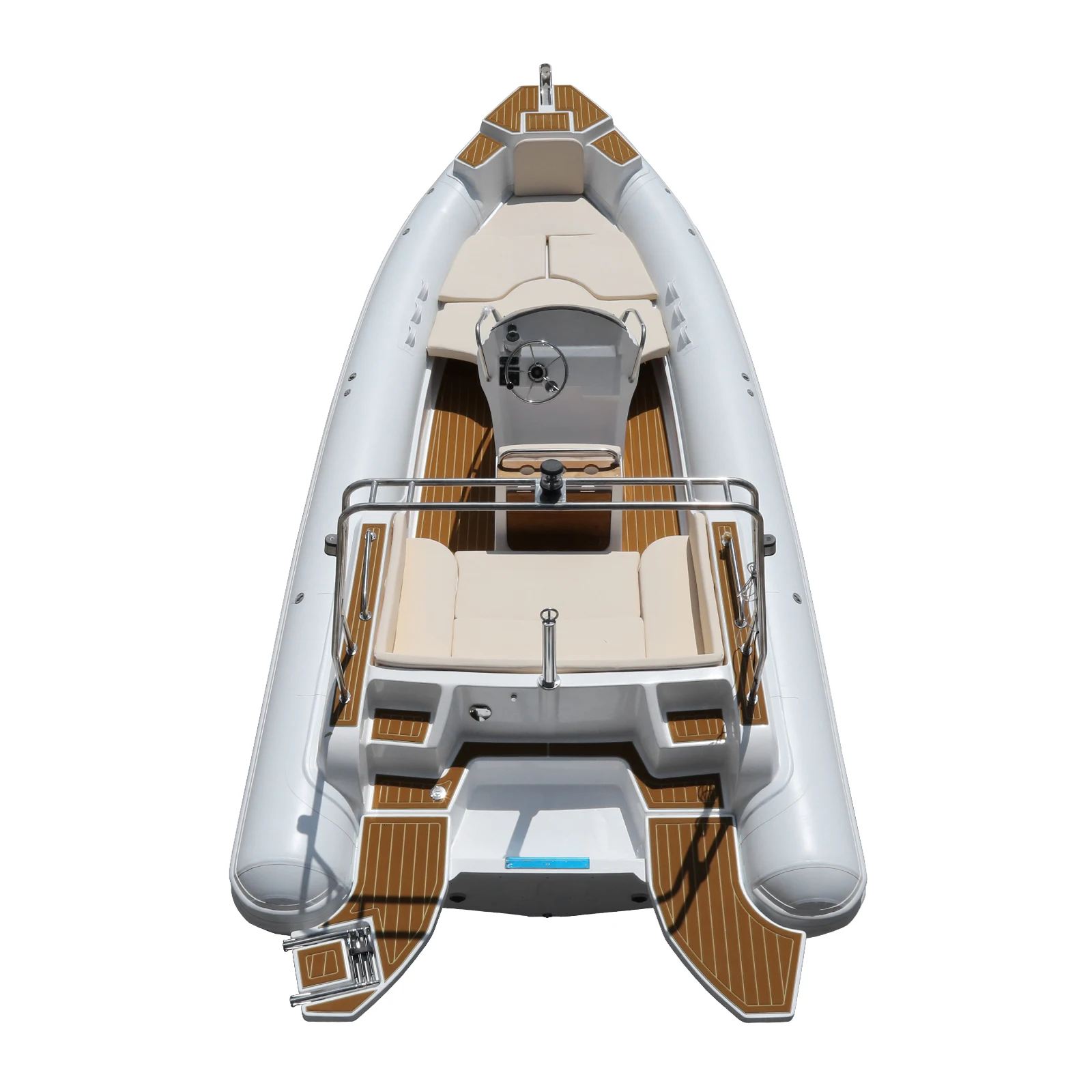 Newest RIB 700 Luxury Fishing Yacht PVC and Hypalon Material for Ocean Waters Rescue and Outdoor Sports Available for Sale