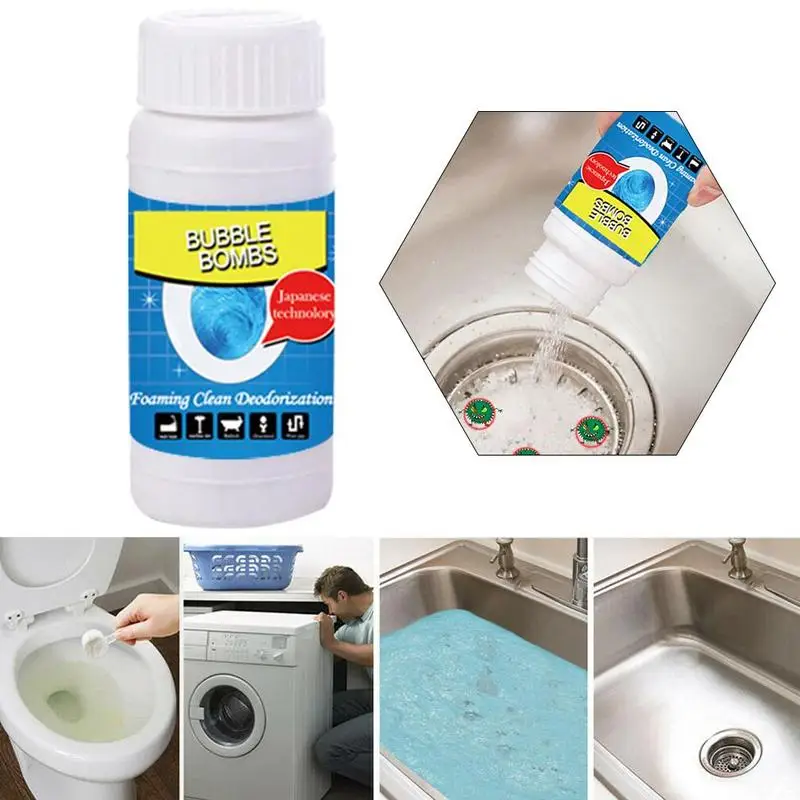 2022 High quality sale Fast Foam Toilet Cleaner Household Cleaning Supplies Powerful Pipe drain cleaner powder
