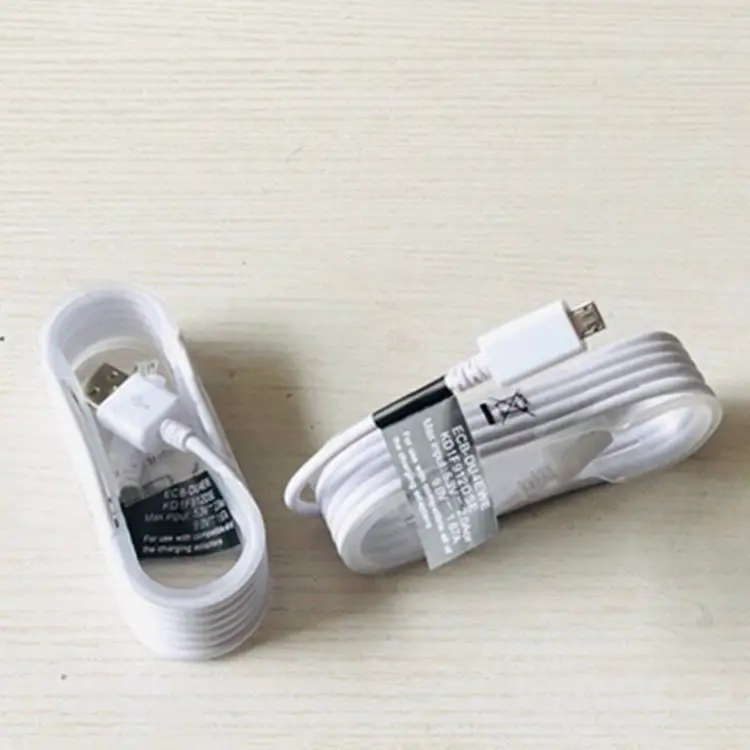 Fast charging data cable Genuine Original Micro USB Data cable for Samsung S6 s7 Note4 S4 S3 1.5M charging cable black white