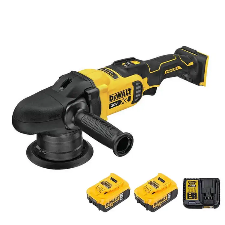 DCM848 20V 5AH DEWALT 5500RPM Dual Action Waxing Buffing Polishing Car Polisher Car Polishing Machine