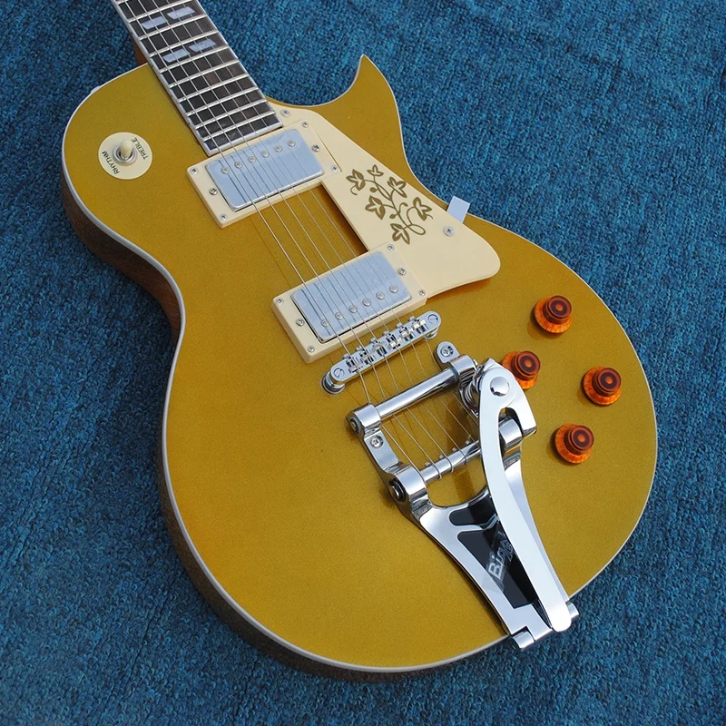 Krait 6 string electric guitar quilted maple top  mahogany body maple neck OEM guitar factory outlet