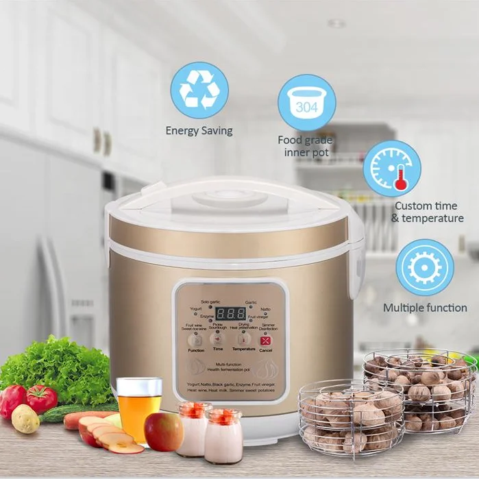 AZK115-1 China cheap multifunction pot kitchen appliances small scale yogurt making machine5L yogurt and natto maker