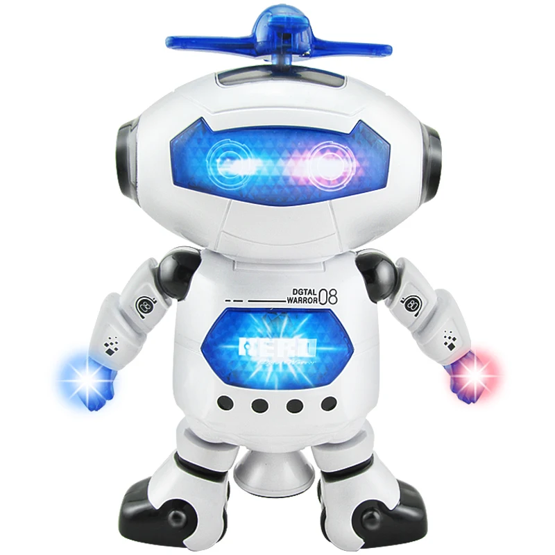 B/O Musical and Colorful Flashing Lights 360 Degree Dancing Robot Toy Best Gift for Kids
