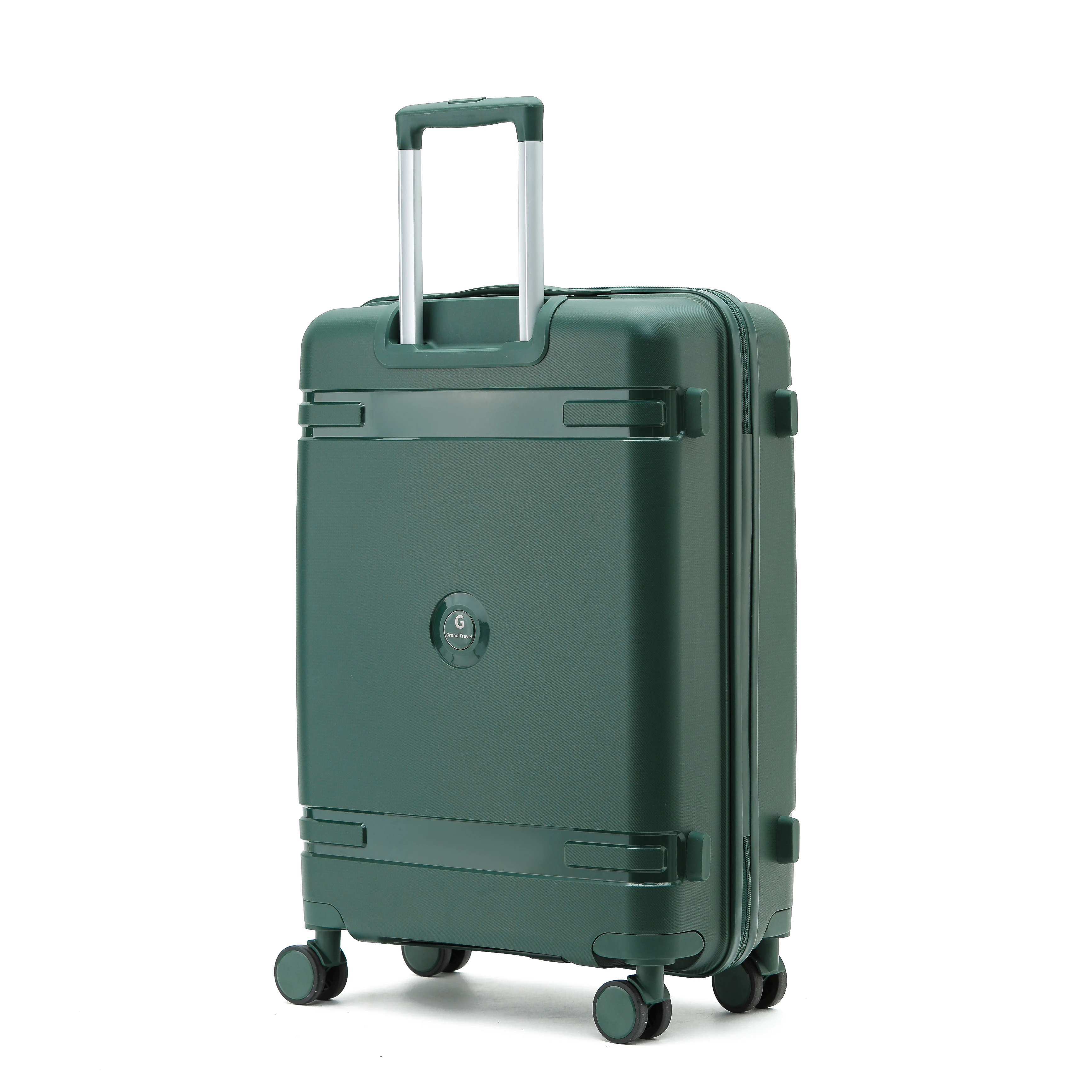 100% PP 4 Piece Trolley Luggage Traveling Suitcases Sets Factory Price Travel Style Luggage Bag Set Carry on Suitcase