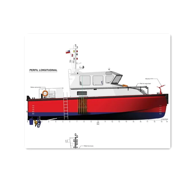Grandsea 14 м/46 футов Индия сталь гавани пилотная лодка для продажи
