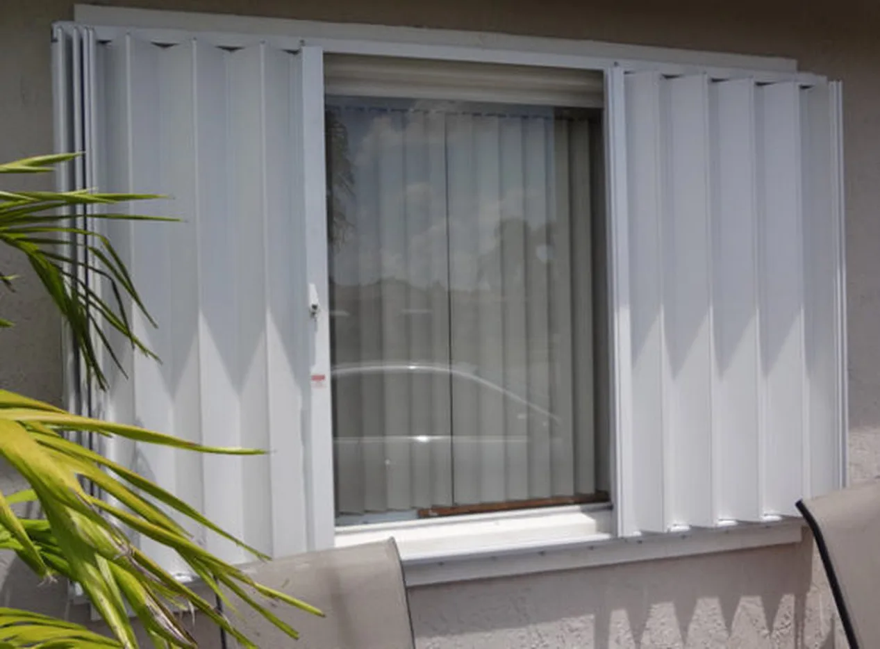 TOMA Hurricane Impact Shutters Outdoor Windproof Patio Louvers Shutter for Florida State Standard