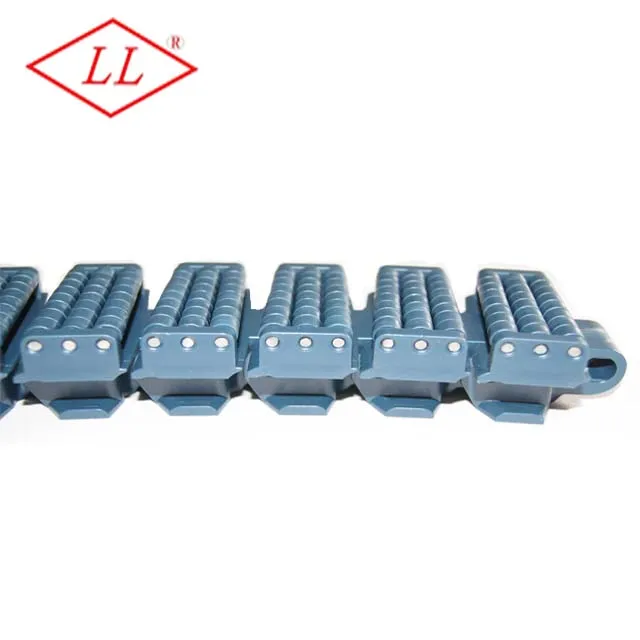 Lilai Plastic Table Top Roller Chain for Heat Shrink Bags Side Flex Running Conveyor Chain