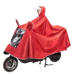 Hot Sales Riders Waterproof  Adult Motorcycle Raincoat Riding Couple Cycling Bicycle Poncho Women Rain Coat For Safety