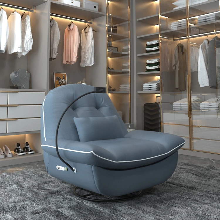 New Arrival Living Room Furniture Relax lazy Electric Single Seat Leather Smart Recliner sofa Chair For Commercial