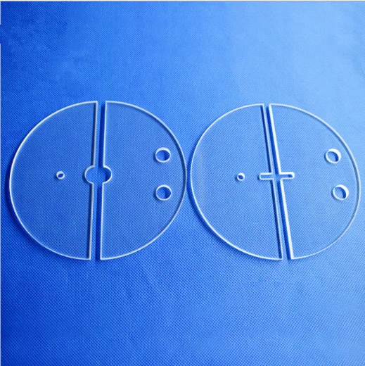 Factory CNC Cutting 0.1mm 0.21mm 0.3mm 0.4mm 0.5mm thin thickness Optical D263T Glass Wafer Substrate
