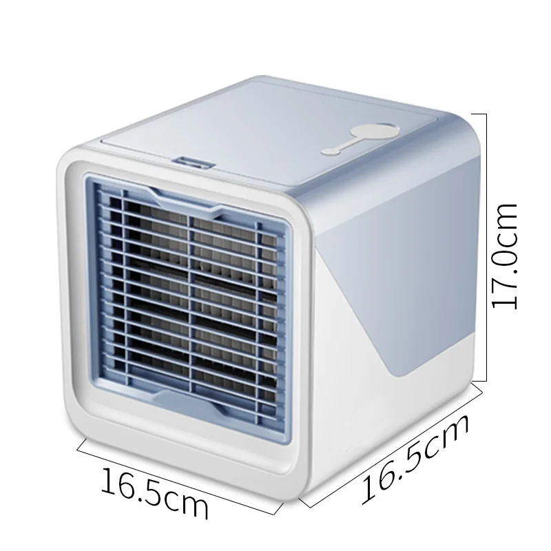 Home Office Personal Space Usb Rechargeable Portable Air Cooler With Led Breathing Light
