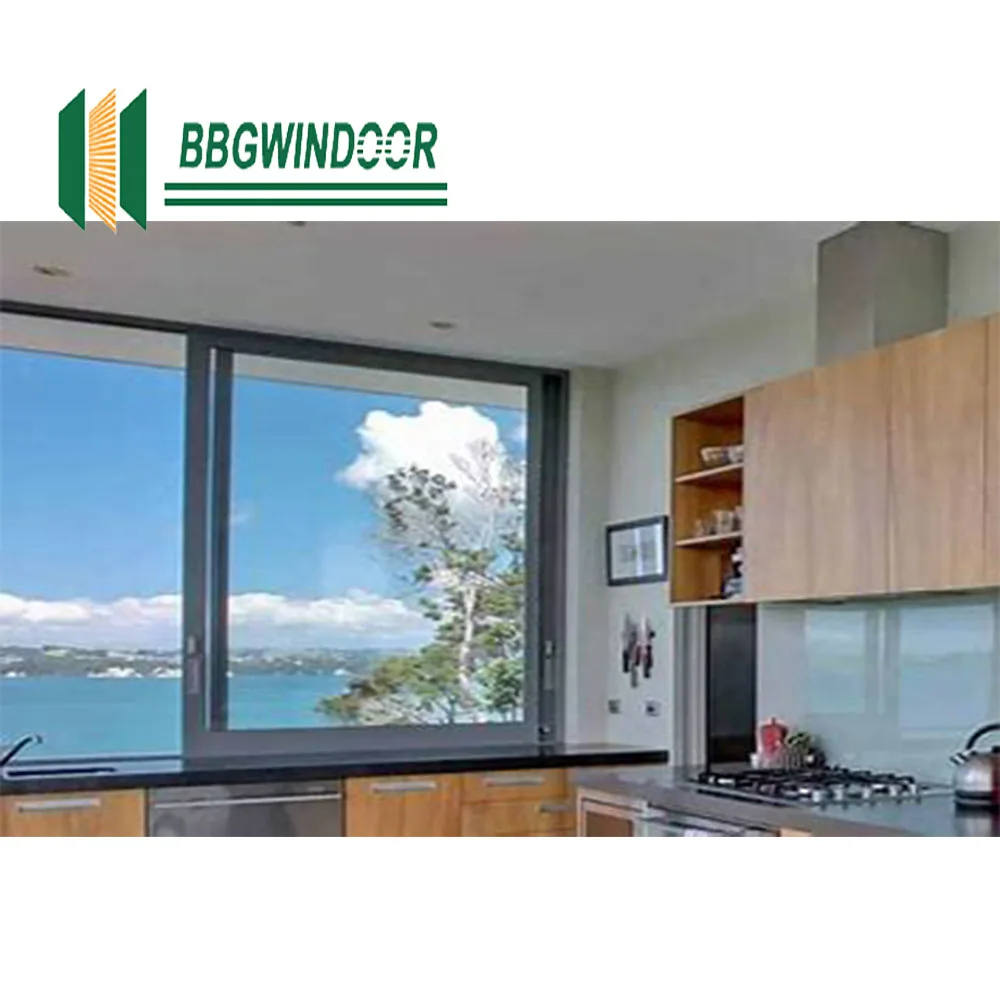 Lukliving Aluminium Balcony Sliding Window Rain Protection For Sliding Windows