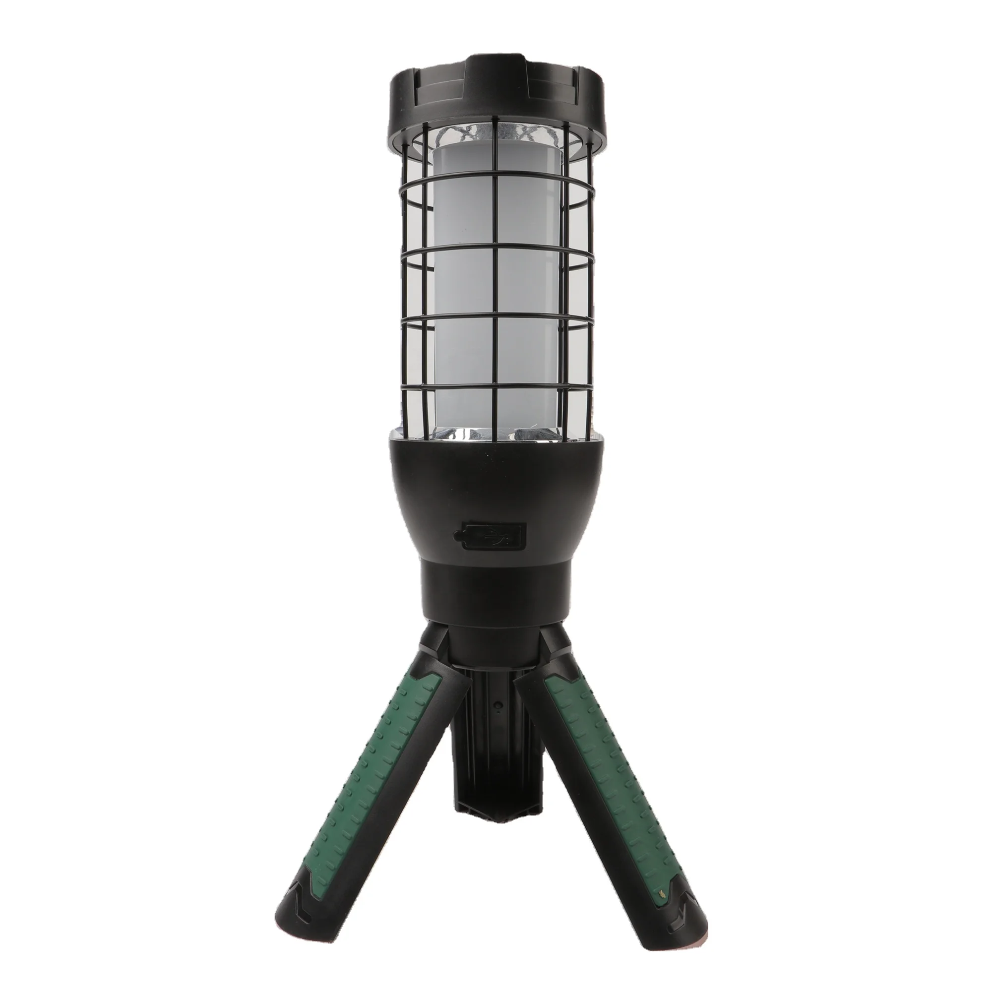 600lm patented 6000K Daylight Alert 3 head camping rechargeable work lamp Ip44 waterproof car repair Tripod led work light