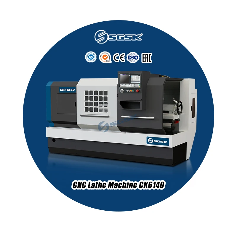 flat bed cnc lathe CAK6140 CNC Lathe Machine automatic lathe turning metal