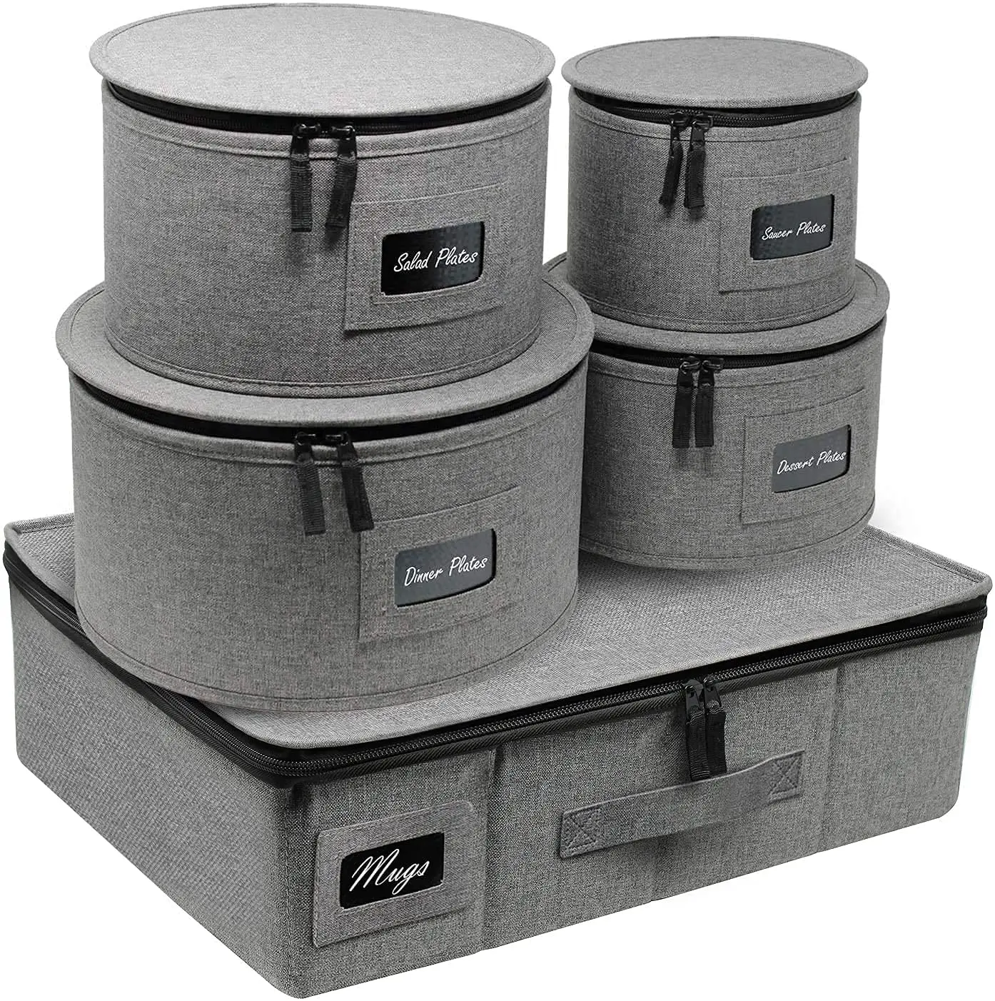 China Dinnerware Storage Organizer 5 piece Set For Protecting Or Transporting