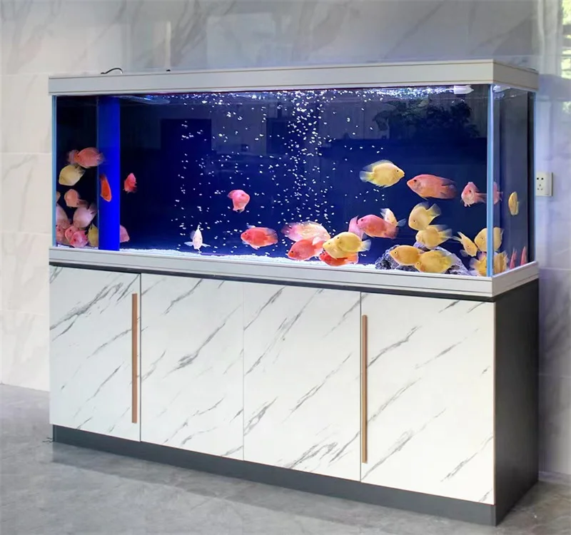 Aquarium Landscaping Glass Fish Tank Kit Filter Pump Fish Tank Arowana Aquarium 6 Ft Fish Tank