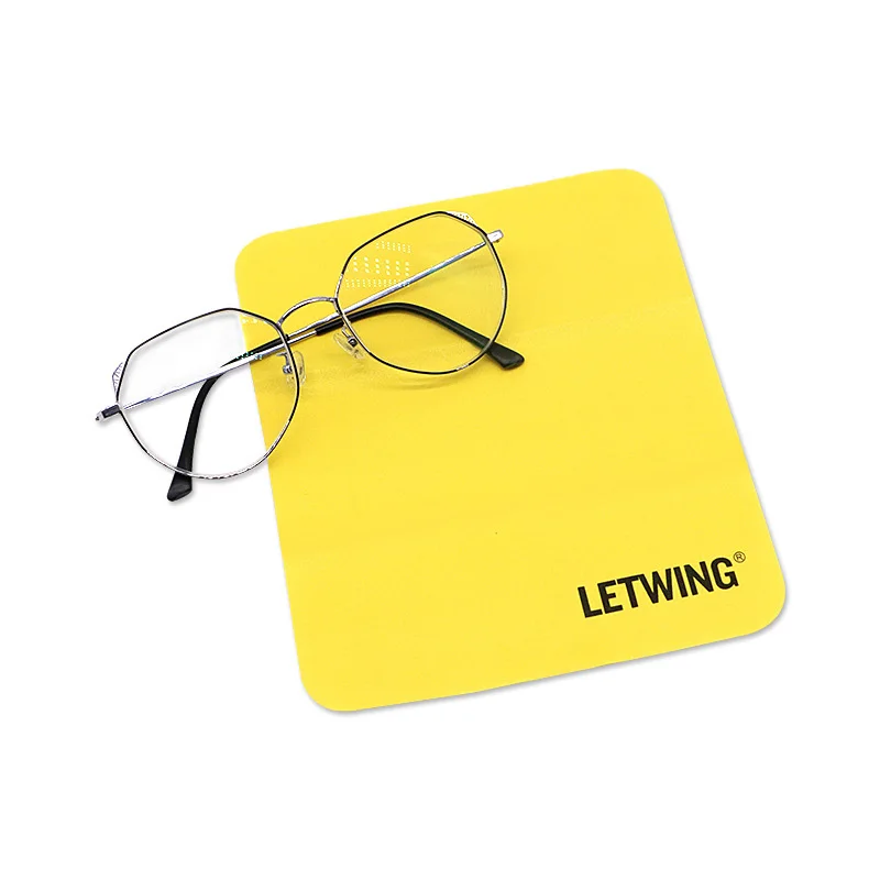 round corner edge shape camera lens jewelry phone screen cleaning cloth microfibre cloth chiffon en microfibre