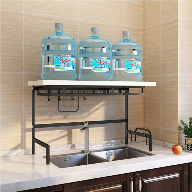 Space Saver Stainless Steel 85cm Over The Sink Storage Utensil Organizer Kitchen Dish Holder Rack