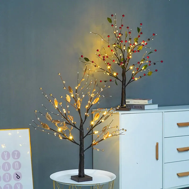 Tabletop Decoration Branch led birch lights Indoor Christmas Wedding Bedroom Decoration White Twig Light Tree