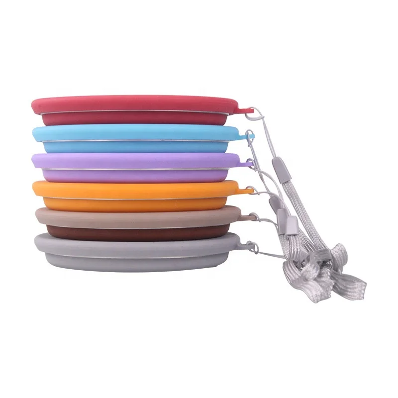 
Wholesale Reusable Custom Water Travel Silicone Collapsible Cup 
