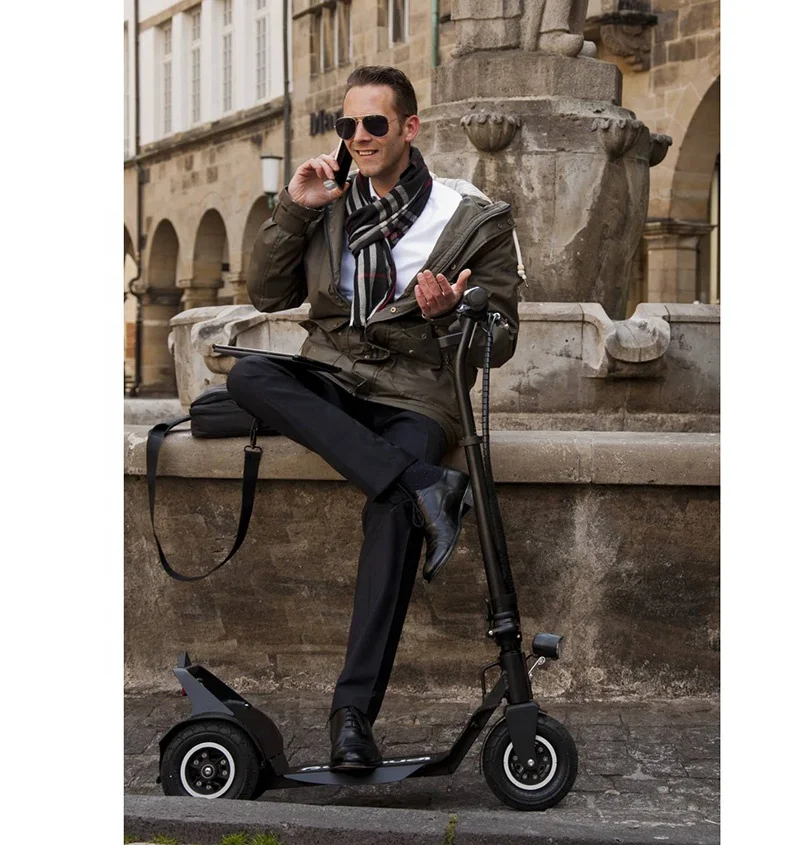 Light weight Folding Powerful Adult 3 wheel Electric Scooter  Motor 500M